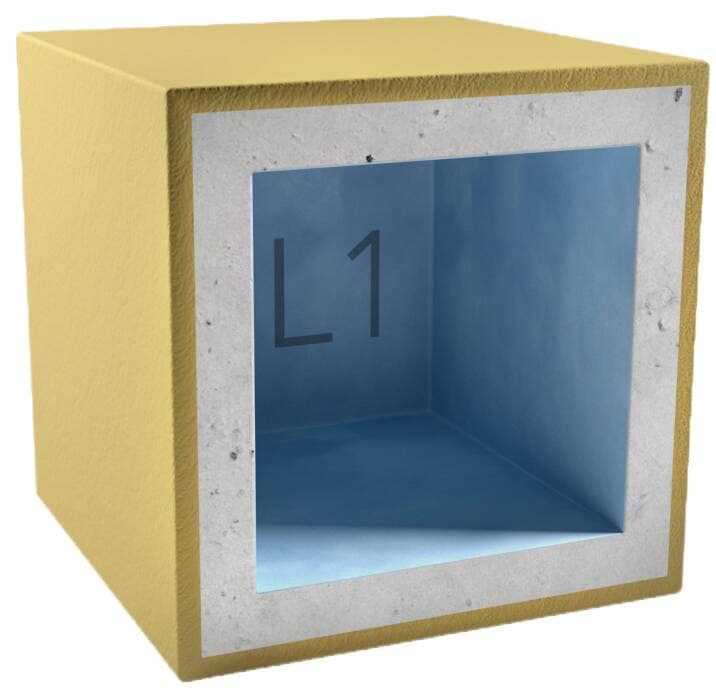 Akustik gips BOX L1